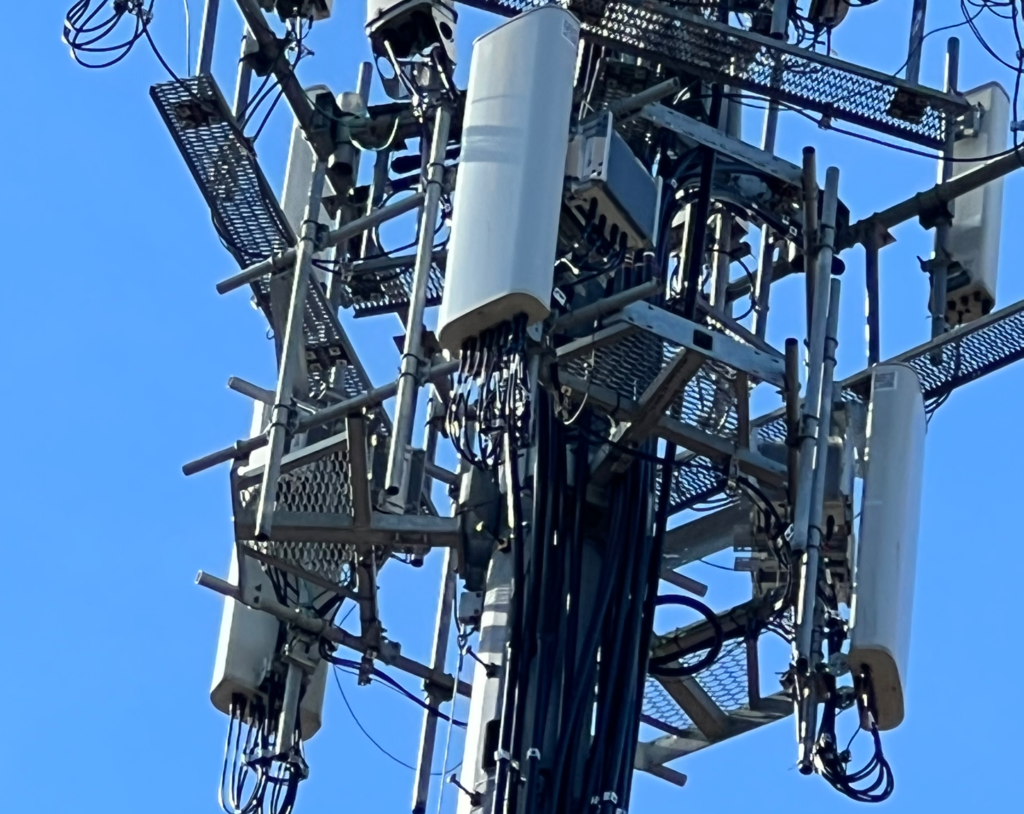 DISH Antennas on Monopole Tower
